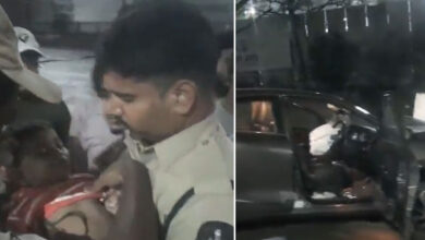 Rajendranagar DCP Save One-Year-Old Infant with CPR After Major Accident on Shamshabad-Aramghar Route