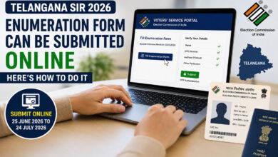 SIR 2026 in Telangana: How to Submit Your Enumeration Form Online Through Voters' Service Portal, Here's Step-by-Step Process