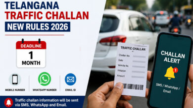 Telangana Traffic Challan Rules 2026: Vehicle Owners Given One Month to Update Mobile, WhatsApp and Email Details