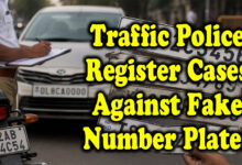 Hyderabad Traffic Police Register 10 Criminal Cases Against Vehicles Using Fake Number Plates