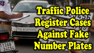 Hyderabad Traffic Police Register 10 Criminal Cases Against Vehicles Using Fake Number Plates