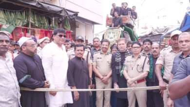Hyderabad Police Commissioner VC Sajjanar Visits Historic Bibi Ka Alawa, Launches Sridevi Elephant Trial Walk Ahead of Muharram Procession