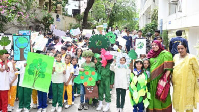 Sultan-ul-Uloom Public School Marks Van Mahotsav with Tree Plantation Drive and Awareness Rally