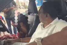 SI Accused of Allowing Granddaughter to Drive on Busy Road in Rangareddy, Triggering Traffic Chaos