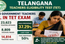 Over 14,800 Government Teachers Fail TET in Telangana; Pass Percentage Drops to 37.29%