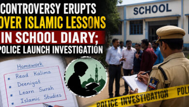 Controversy Erupts Over Islamic Lessons in School Diary; Police Launch Investigation
