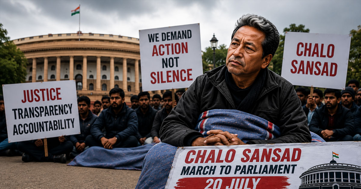 Sonam Wangchuk Refuses to End Hunger Strike Until Government Responds Positively