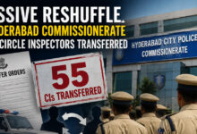 Massive Reshuffle in Hyderabad Commissionerate as 55 Circle Inspectors Transferred