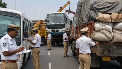 Telangana Launches Statewide Crackdown on Transport Violations, Overloaded and Tax-Defaulting Vehicles to Face Seizure