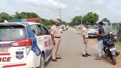 Farmers Protest as HYDRA Begins Fencing 650 Acres in Bahadoorguda