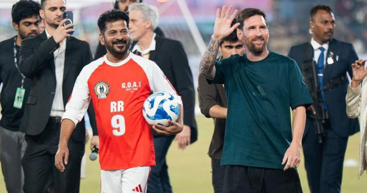 Opposition Targets CM Revanth Reddy's FIFA World Cup PR Campaign After Argentina's Defeat
