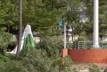 National Flag Falls to the Ground in Nagole; Action Sought Against Negligent Officials