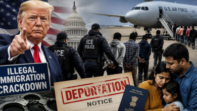 Trump Administration Intensifies Crackdown on Illegal Immigrants; Thousands of Indians Face Deportation Risk
