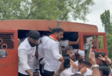Congress Protests in Hyderabad Over Alleged Lathi-Charge on Students, Rahul Gandhi's Arrest; Several Leaders Detained