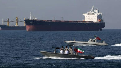 Iran stops three oil tankers in Hormuz as US strikes continue