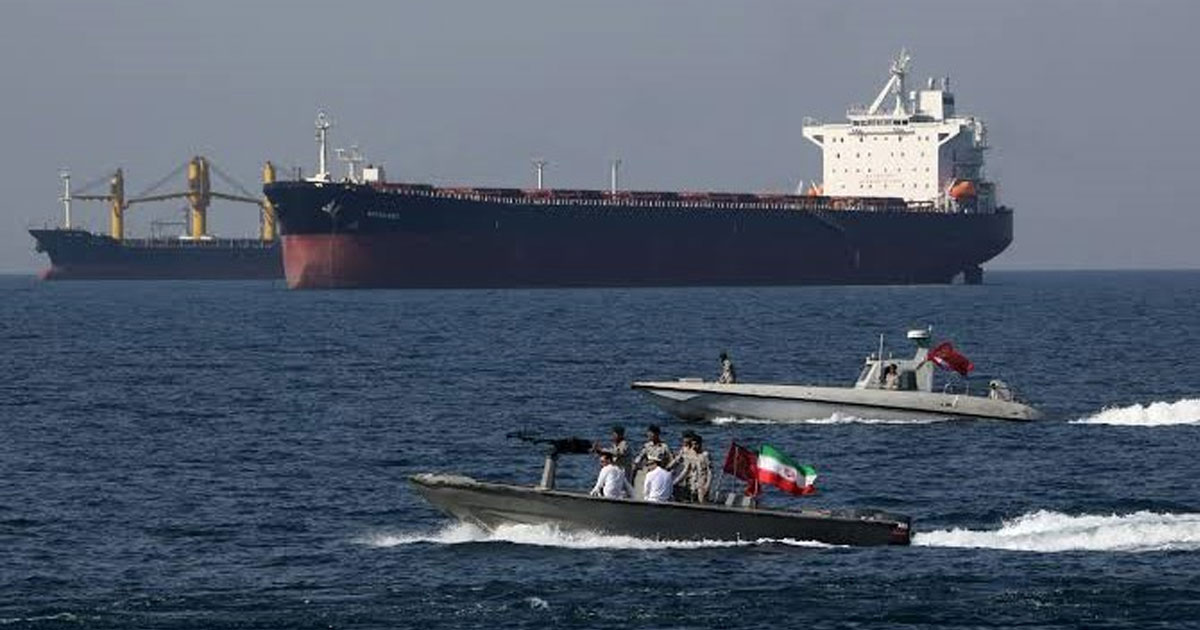 Iran stops three oil tankers in Hormuz as US strikes continue