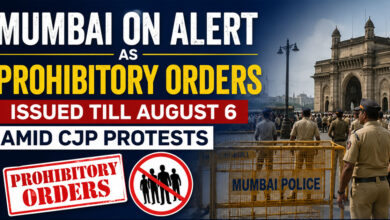 Mumbai on Alert as Prohibitory Orders Issued Till August 6 Amid CJP Protests