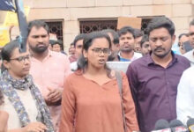 Student Organisations Protest at Osmania University, Demand Resignation of Union Education Minister Dharmendra Pradhan