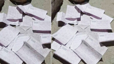 Confidential TGPSC OMR Answer Sheets Found Scattered by Roadside in Hyderabad