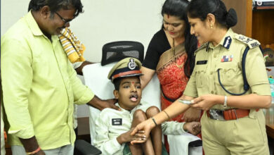 CP Sumati Fulfils Disabled Man’s Long-Cherished Dream of Becoming a Police Officer