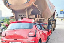 Two Young Men Killed After Car Crashes Into Stationary Lorry on Hyderabad ORR