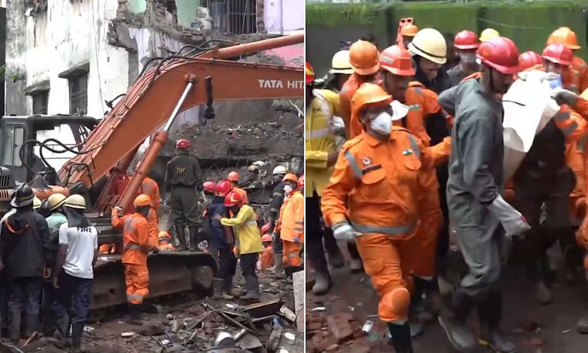Six killed as four-storey building collapses in Maharashtra's Bhiwandi; rescue operation underway