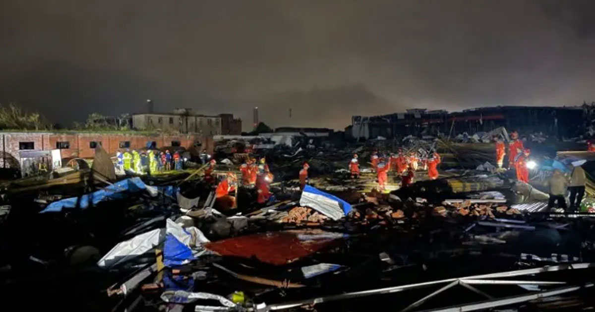 Eight dead after thunderstorms hit China's Hubei; several missing after landslide in Gansu