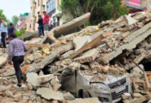 Three dead, one injured after building collapses in Delhi's Rohini amid heavy rain