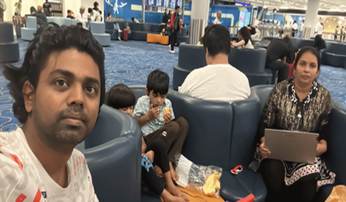 Indian family stranded at Hong Kong airport; Andhra Minister Lokesh appeals to EAM Jaishankar for help