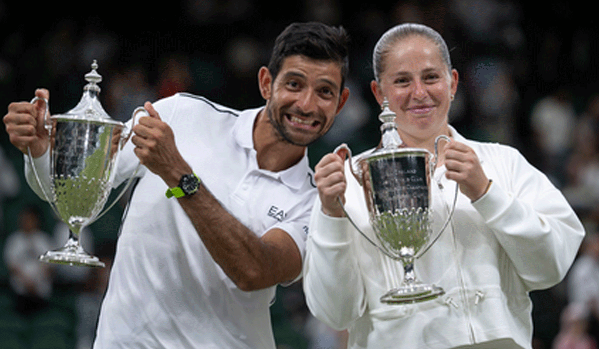 Wimbledon: Ostapenko and Arevalo lift mixed doubles title