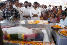 High drama at ex-Andhra minister’s house as daughter not allowed to touch body