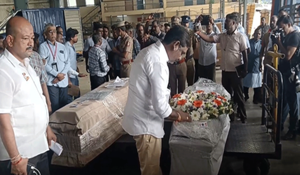 Vietnam boat tragedy: Bodies of three Telugu tourists arrive at Hyderabad airport