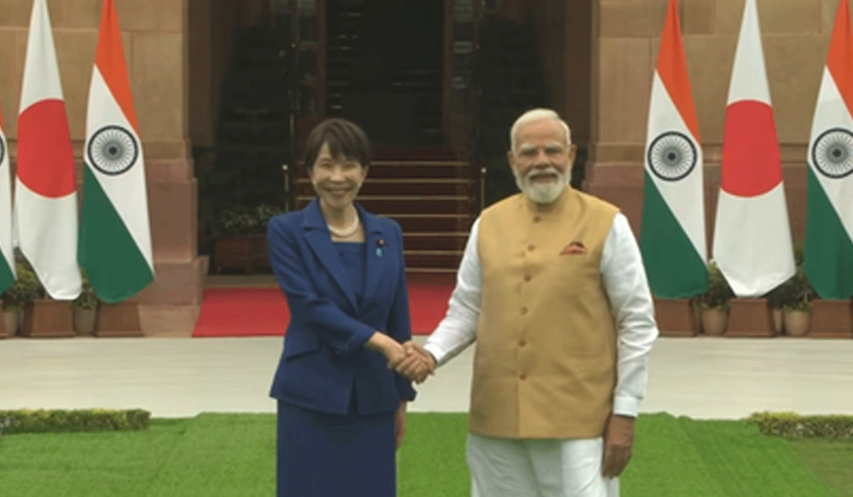 PM Modi, Japanese counterpart Takaichi hold talks at Hyderabad House