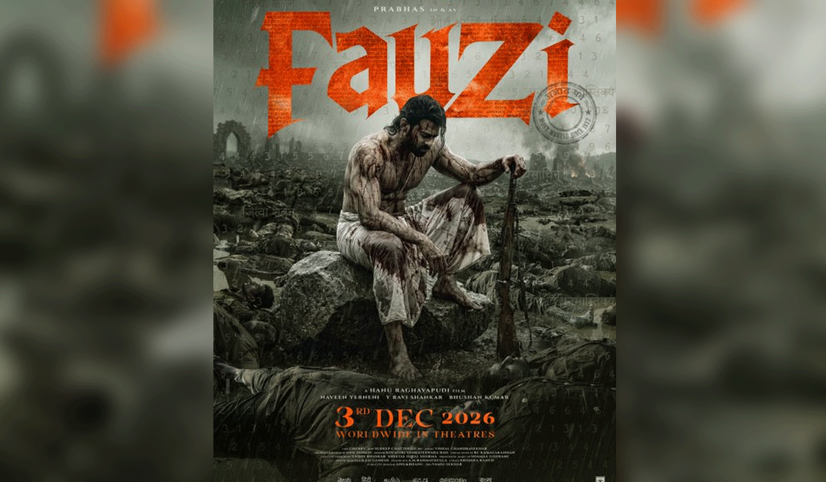 Prabhas-starrer 'Fauzi' to hit screens on December 3