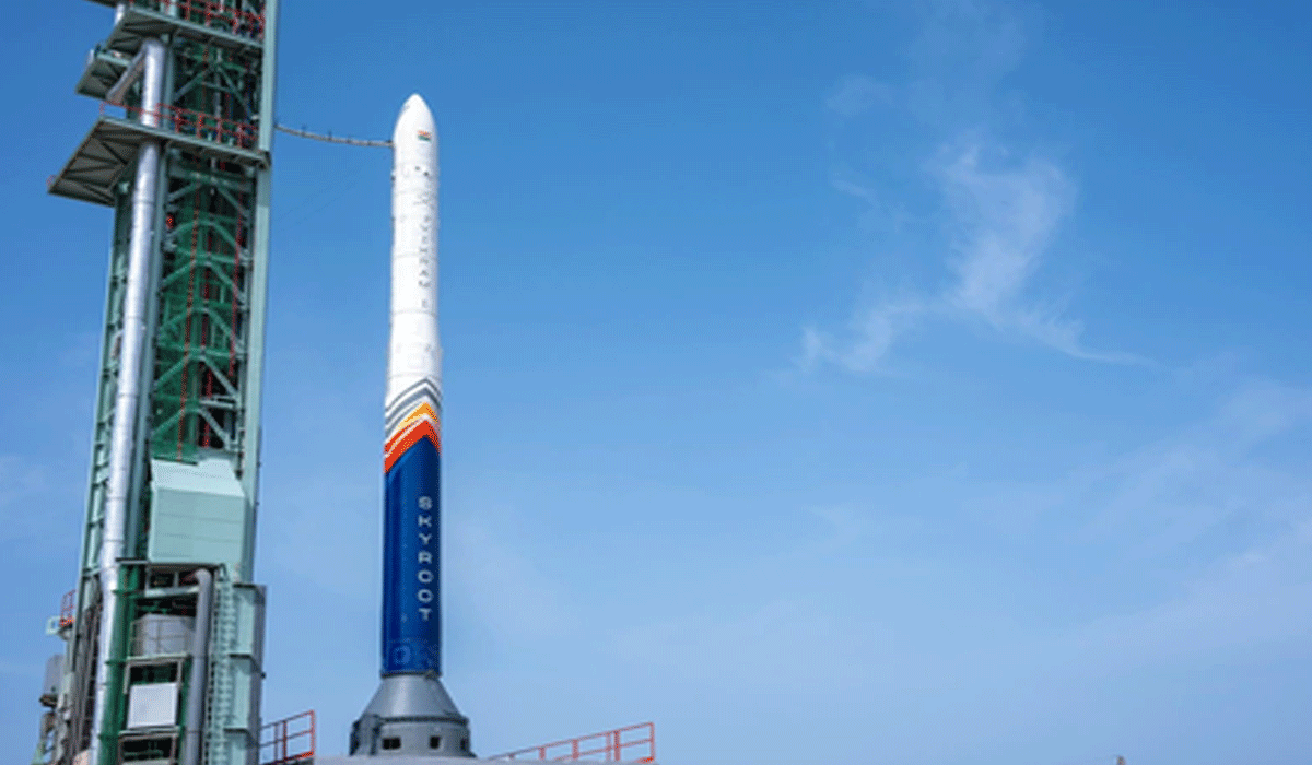 Skyroot launches India's 1st private orbital rocket Vikram-1