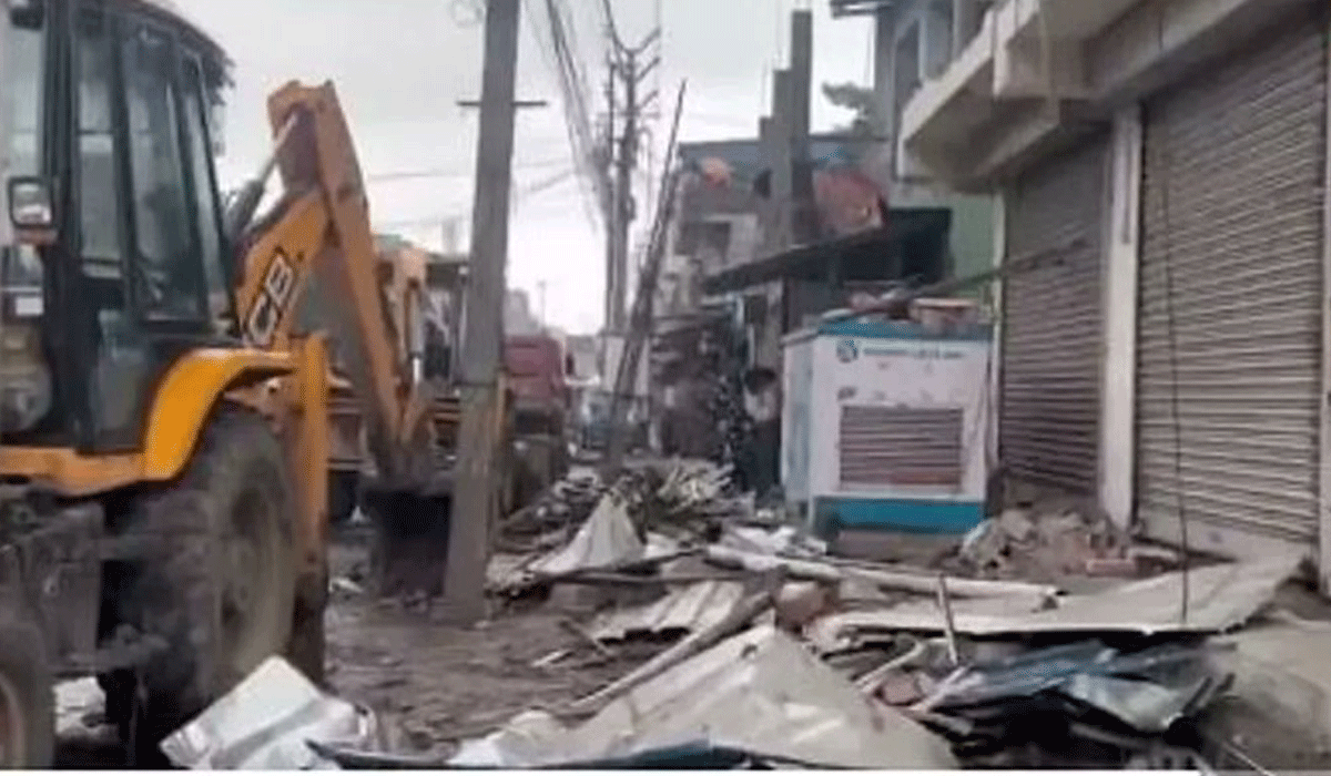 Demolition of Abhishek Banerjee’s party office in Bengal's Amtala continues on Sunday