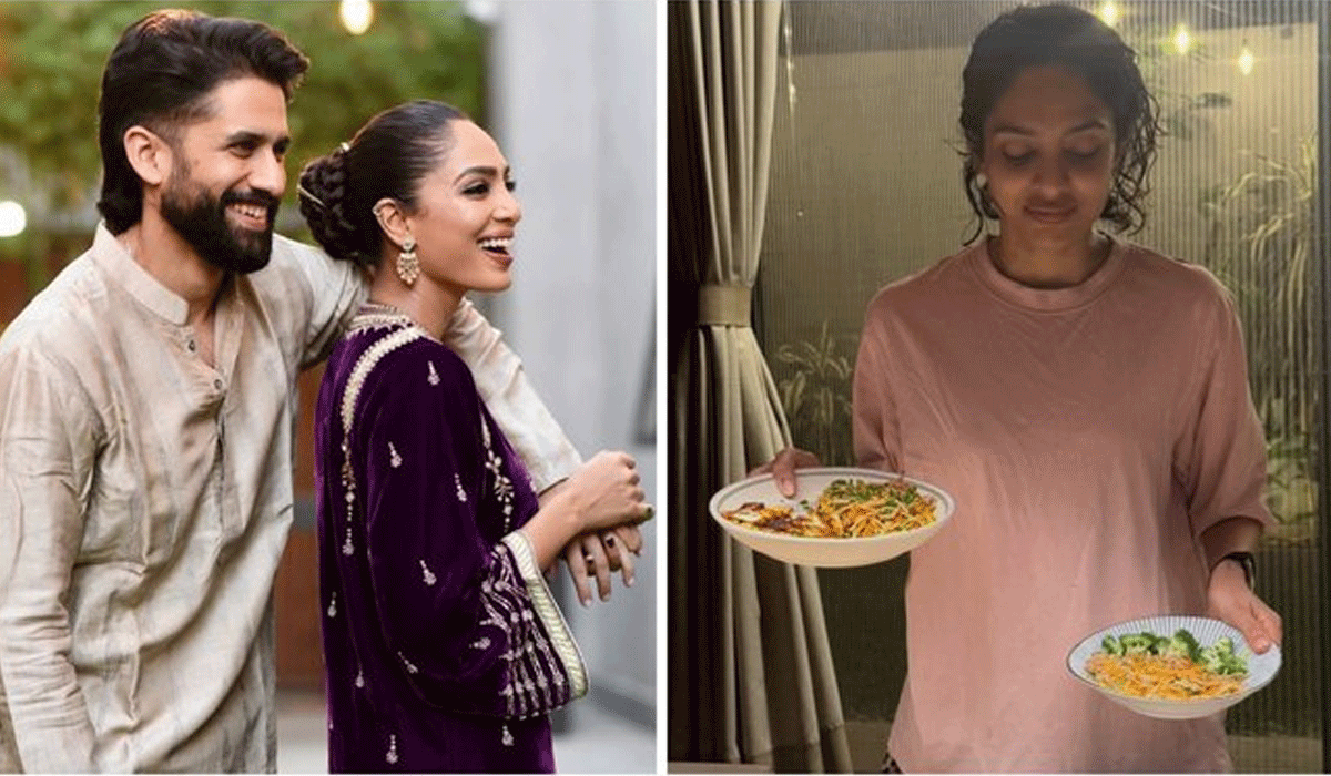 Naga Chaitanya jokes as Sobhita Dhulipala cooks dinner nearly two years after marriage: Possibly did something right