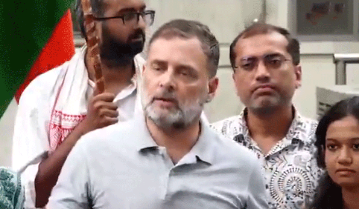'Let's get rid of this regime', says Rahul Gandhi after Pradhan's resignation