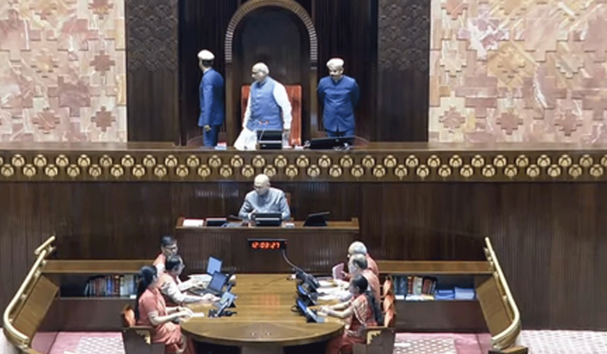 Rajya Sabha adjourned again till 2 pm as Oppn uproar continues