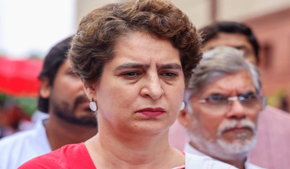 First pellet guns, now AK-47; are they terrorists: Priyanka Gandhi on Bihar cop's viral video