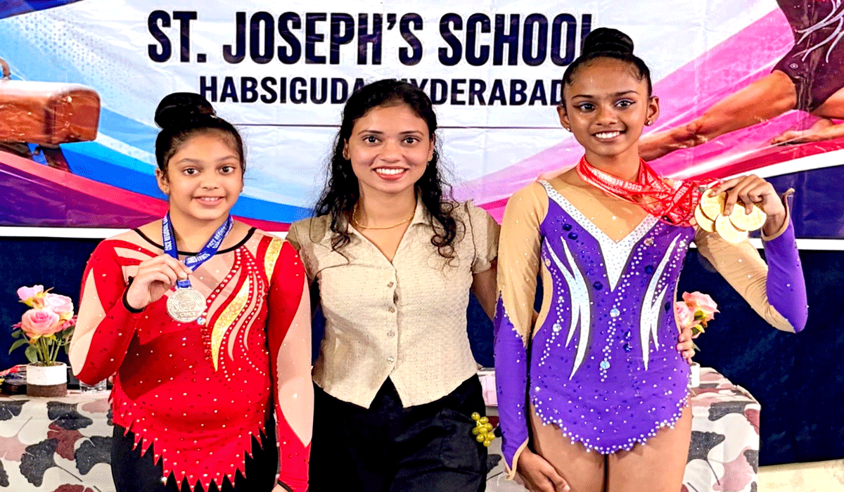 Hyderabad's JOE's Gymnastics Academy shines at CISCE Regional Gymnastics Championship; Manya Joyce bags four gold medals