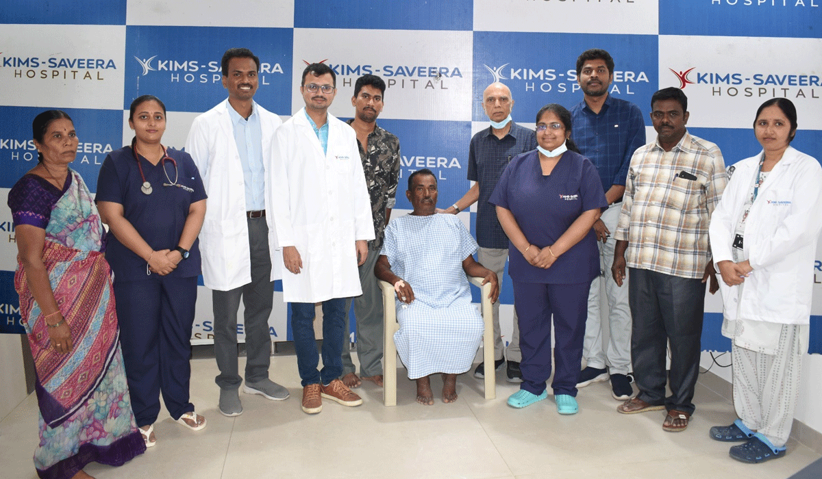 Brain aneurysm treated without open surgery at KIMS Saveera, Anantapur