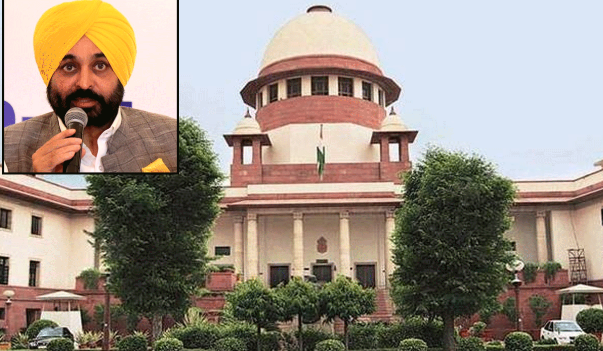 Supreme Court issues notice on plea against HC order quashing protest case against Bhagwant Mann