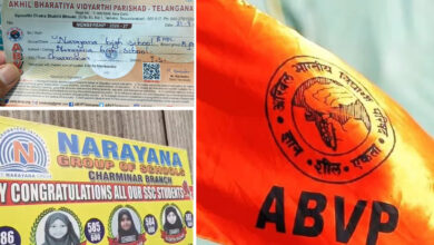 Charminar MLA Visits Narayana High School After Alleged ABVP Membership Drive Among Students