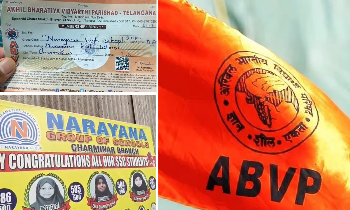 Charminar MLA Visits Narayana High School After Alleged ABVP Membership Drive Among Students