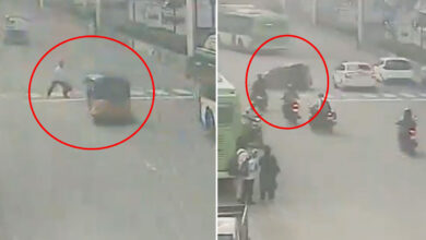 60-Year-Old Man Killed After Speeding Autorickshaw Hits Him Near Hydernagar, CCTV Captures Incident
