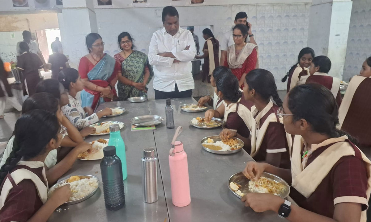 Minister Adluri Laxman Conducts Surprise Inspections at Gurukul Institutions, Orders Immediate Solution to Drinking Water Problem