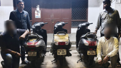 Hyderabad Task Force Busts Duplicate Number Plate Fraud; 3 Held for Using One Registration Number on Three Honda Activa Scooters