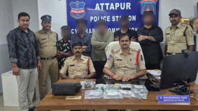 Hyderabad Drug Bust: Attapur Police Arrest 5 in NDPS Case, Seize MDMA, Hyter-M Injections, Alprazolam and Rs 16,930 Cash