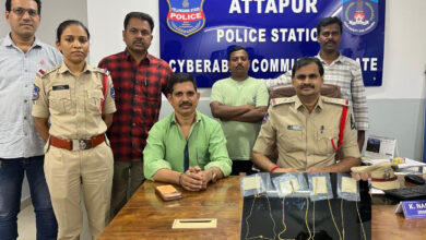 Attapur Police Arrest Habitual Offender in Gold Chain Theft Case, Recover Four Stolen Chains; Three Accused Absconding
